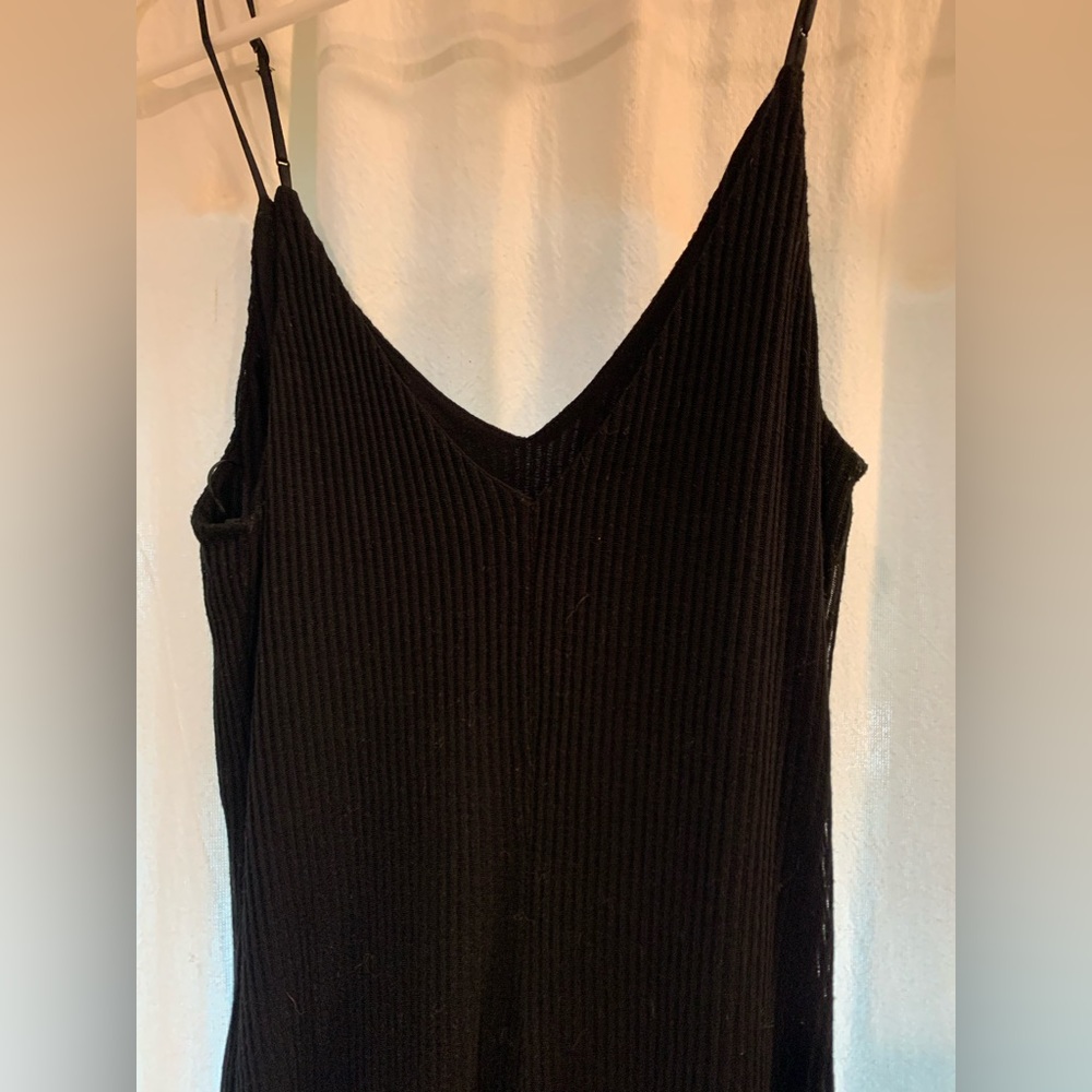 Black semi maxi dress
